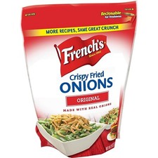 French's Original Crispy Fried Onions, 24 oz - One 24 Ounce Bag of Crunchy Fried