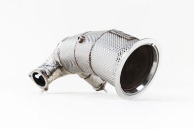 Auspuffrohr mit HJS-Katalyst für Audi S4 B9 ohne Sport Diff nur Linkslenker