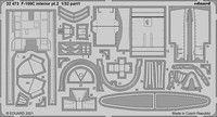 MW22 Eduard 32473 F-100C Interior PT.2 1/32 1/32 Pe Set For Trumpeter