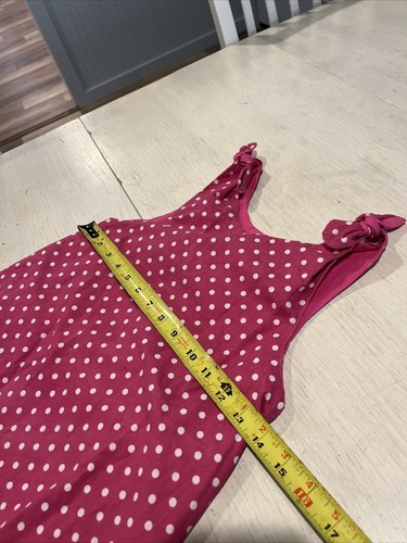 reversible Dress Girls 8 (please See Measurements) pink sleeveless Flip-flops - Picture 6 of 12