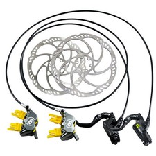 Magura MT7 HC3 4-Piston PM Hydraulic Disc Brake Set w/180 203mm Rotor F R 