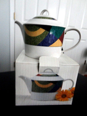 STUDIO NOVA STONEWARE Y2262/323 IMPULSE TEA SERVER TEA POT