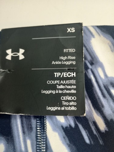 Collant da allenamento Under Armour donna XS extra small stampati in movimento lunghi viola - Foto 10 di 15