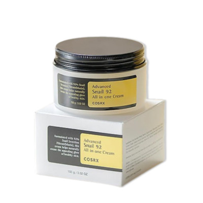 COSRX Snail 92 Repair Cream 100ml   Korean All-in-One Skin Healing Moisturizer