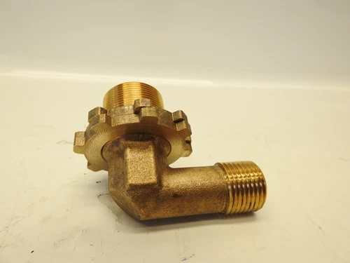 PROFLO PF18012 Rough Brass Fiberlock Shower Elbow - Picture 2 of 5