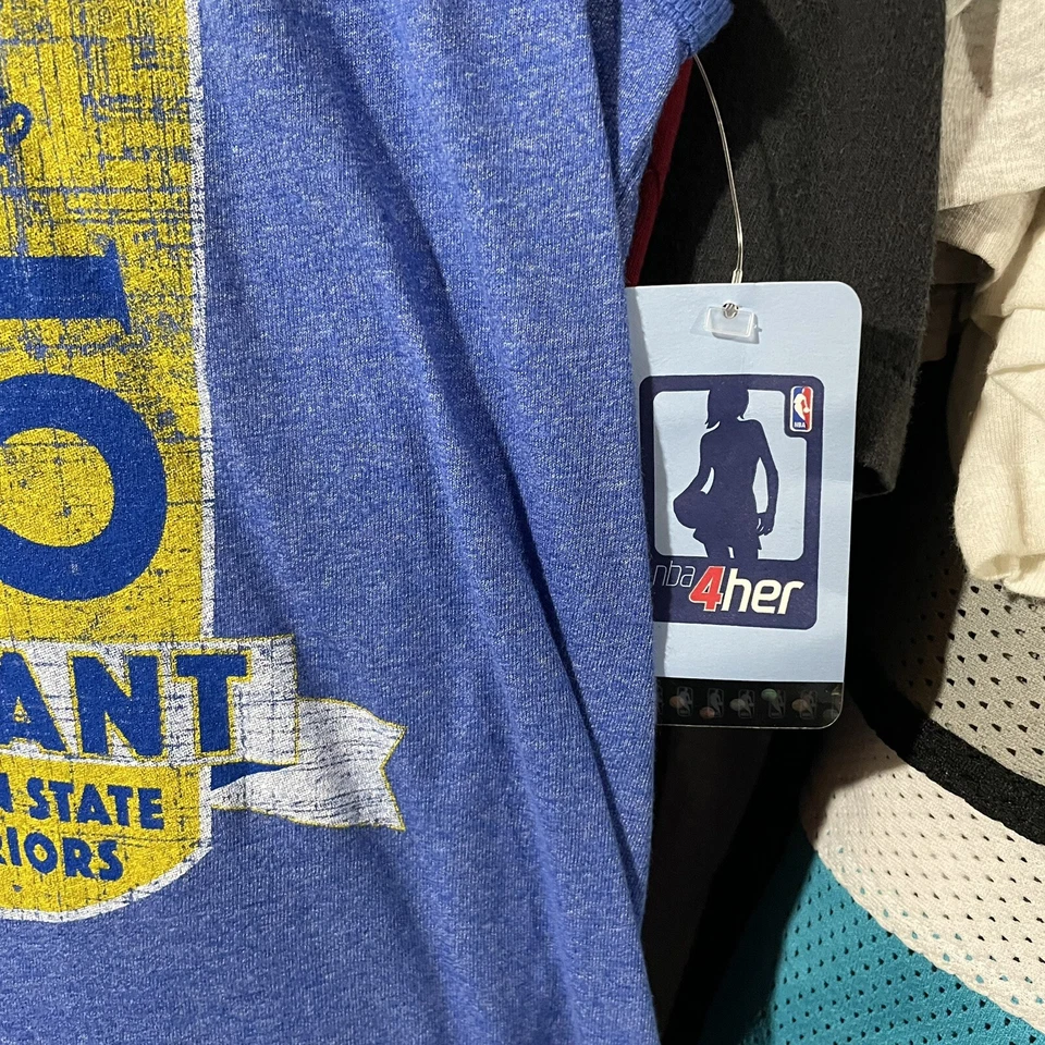 Camiseta sin mangas Kevin Durant Golden State Warriors NBA para mujer talla grande azul real NUEVA Foto 2 de 4
