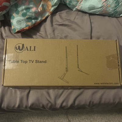 Universal Tabletop TV Stand, Open Box, Complete with Tools and Instructions.