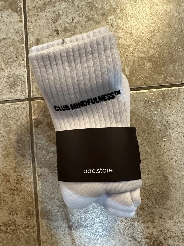 Calcetines Active After Coffee blancos 3 pares talla única, nuevos con etiquetas se envía gratis Foto 4 de 4