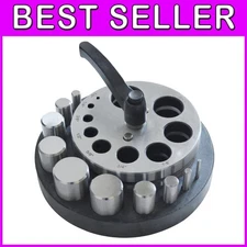 Circle Disc Cutter Set with 10 Punches for Jewelry Making