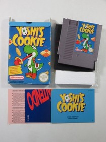 YOSHI S COOKIE NINTENDO NES PAL-B FAH (COMPLETE - GOOD CONDITION)