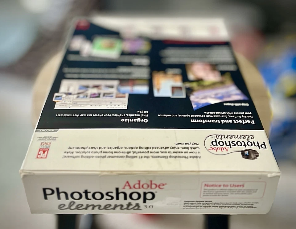 Adobe Photoshop Elements 3.0 Image Editor Big Box Software PC WIN Sealed Free SH - Image 4 of 4