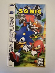 Sonic R (Sega Saturn, 1997) All Inserts Included