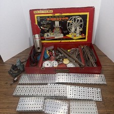 AC Gilbert Erector Set No. 8 1/2 Vintage Ferris Wheel Set INCOMPLETE FOR PARTS