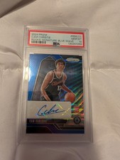 Panini Prizm Cam Christie Rookie Signature Blue Wave PSA 10 GEM MT