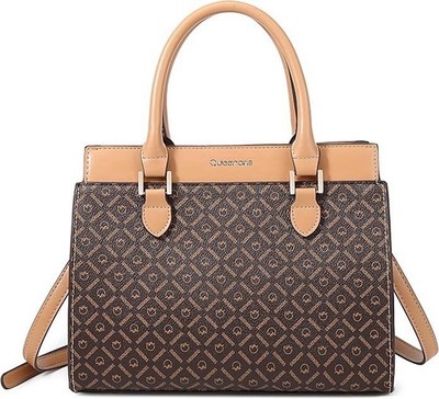 Classic Satchel Women's PVC Tote Bag, Top Handle Handbag, Detachable Strap