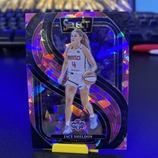 2025 WNBA Select Pink Cracked Ice Prizm Concourse #73 Jacy Sheldon