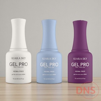 Kiara Sky GEL PRO Gel Polish HEMA FREE - HFG 002 + 050 + 083