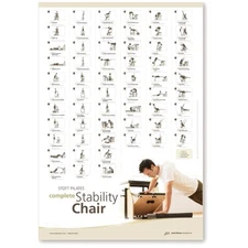 Multicolor Arc Barrel Exercise Wall Chart – Ideal for Workout Planning