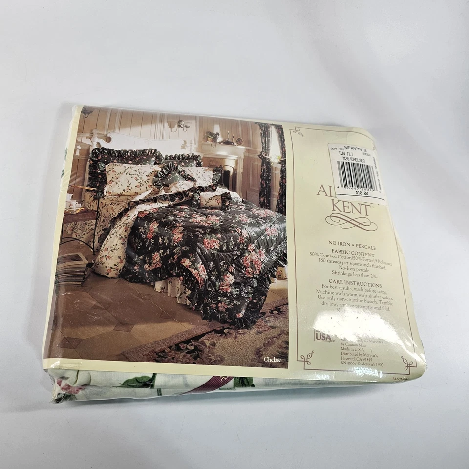 De Colección Allyson Kent Doble Hoja Plana Chelsea Casa de Campo Núcleo Floral Volantes Granja Foto 4 de 4