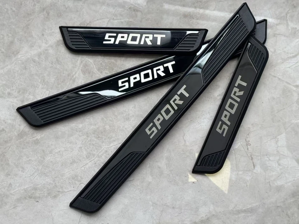 Accesorios de acero para Lincoln Z Sport protector de umbral de puerta placa de desgaste 4 piezas Foto 2 de 4