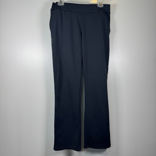Under Armour Joggers Womens M Black Fleece Lined Loose Fit Athletic Sweatpants