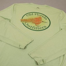 Simms SolarFlex Shirt Men Medium Green Old Fl...