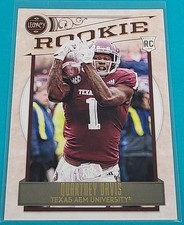 2020 Panini Legacy    RC #179 Quartney Davis Texas A&M Aggies Football Card R5