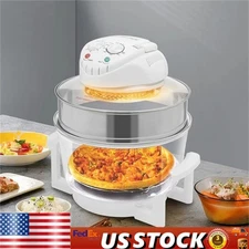 17L Turbo Air Fryer Convection Oven Oil-Less Electric Grill Roaster bake Cooker