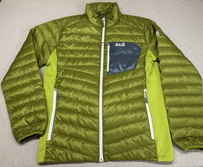 Jack Wolfskin Men's Routeburn Pro Jacket Green Olive Size XL