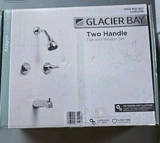 Glacier Bay 1002 910 927 Aragon Double Handle 1-Spray Tub & Shower Faucet New