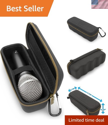 #ad #ad Compact Microphone Case for Wired Mics Up to 6.75” Travel Ready Protection $25.99