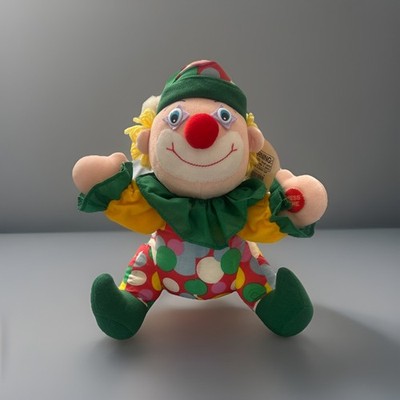 Vtg 1980s Nicholas Alexander Toy Stuff Clown That Sings/plays Music Tag Still On