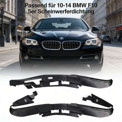 Addichtung Scheinwerfer Dichtung Abdeckleiste für BMW 5er F10 10-14 Motorhaube