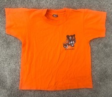 Boys Sz 10-12 Boys Scouts Tiger Cub Short Sleeve Tshirt Excellent Condition