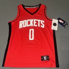 NBA Houston Rockets Fanatics Jersey #0 Green Youth Size Small NWT