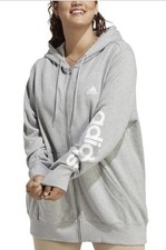 Adidas Plus Size Cotton French Terry Logo Hoodie