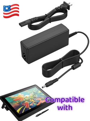 AC Adapter for Wacom Cintiq 16 DTK-1661 DTK-1660 DTK1660K0A LCD Tablet ACK43914Z
