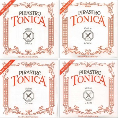 Tonica 1/8-1/4 Violin String Set - Medium Gauge with Ball End E