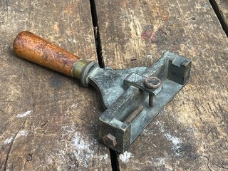 Antique Bookbinding/Typeset Type Letter Holder. By Harrild London.