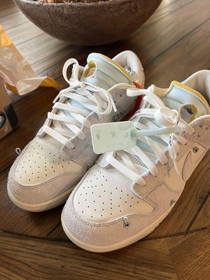 Nike Dunk Low Off-White Lot 37 of 50 Sail Grey Ochre DJ0950-105 | eBay