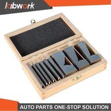 Labwork 9 Pcs Universal Angle Block Set 1/2 to 30 Degree Accuracy 0.0003"