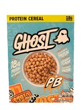 BEST BY 07/21/2025 LOT OF 4 BOXES GHOST PEANUT BUTTER PROTEIN CEREAL 10.8 OZ