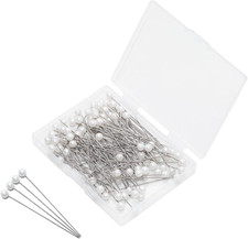 100Pcs Corsage Pins, round Ball Head Sewing Pins, Bouquet Pins, Straight Pin for