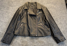 Fahsyee Moto Jacket Women s Size XXL Black Fa...