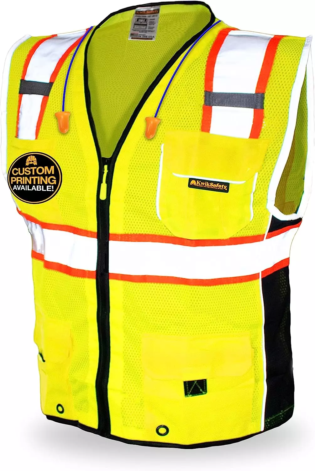   Charlotte, NC   Gilet de sécurité CLASSIC & SUPREME [Poche Jumbo] Classe 2 EPI de travail 