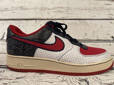 Nike AF1 Premium '07 North Philly 25th Diamond White Red Blue 315180-161  Size 11 | eBay