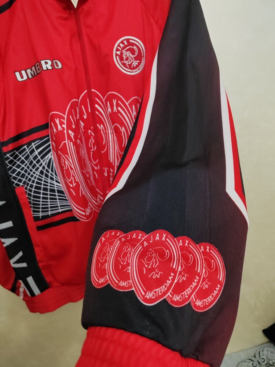 AJAX AMSTERDAM 1997-1998 TRACK SUIT JACKET FOOTBALL UMBRO AJAX AMSTERDAM 1997-1998 TRACK SUIT JACKET FOOTBALL UMBRO
