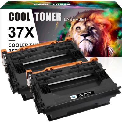 HP LaserJet 37X CF237Y ブラックトナー 2個セット CF237X 37X Toner Compatible with HP LaserJet Enterprise M608 M609