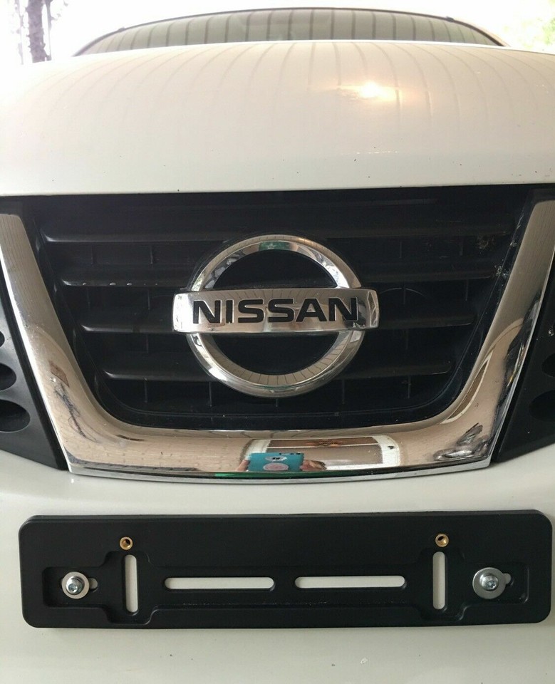 Front License Plate Tag Holder Mounting Adapter Bumper Kit Bracket For Nissan (All Models) Quantity Discount (9.45$ To 5.60$)(Each With 6 Screws 2 Built In Nuts) – Premium Car Set Accessories (1 - Foto 11