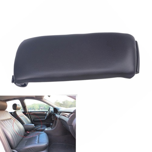 Black Armrest Center Console Cover Lid for AUDI S4 C5 A6 2000-2005 Allroad New - Picture 7 of 9